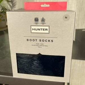 Hunter Boot Socks Faux Fur Cuff